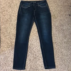 Maurices Dark Wash Skinny Jeans Size L